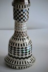 Black and white hookah base