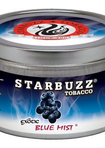 Starbuzz Blue Mist 100 grams of shisha will serve 7 to 10 hookah heads