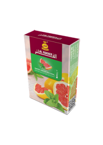 Al Fakher 50 grams of grapefruit with mint. This will serve 3 to 5 hookah heads